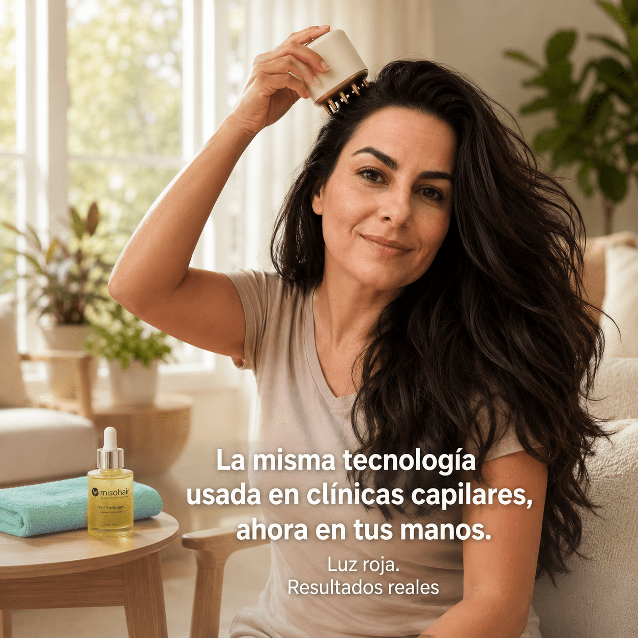 Microcorriente con Luz Roja Regenerativa - MISOHAIR