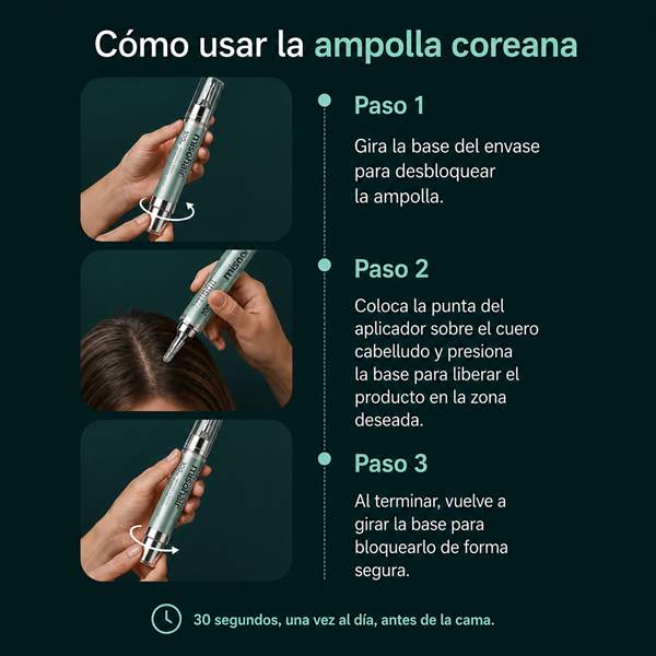 Cómo usar la ampolla coreana en 3 pasos